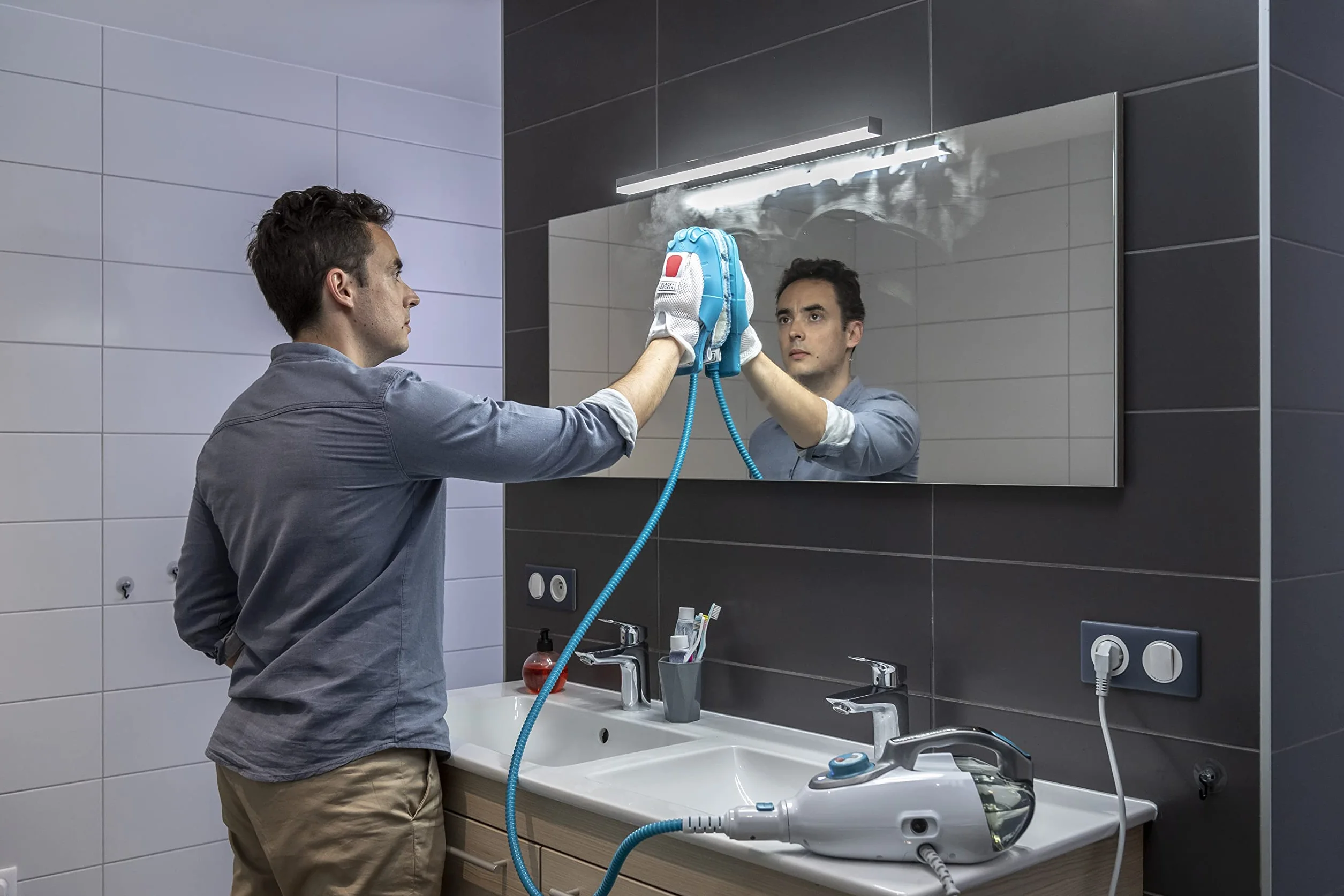 Black+Decker Odkurzacz Parowy, Czarny+Decker, 1600W