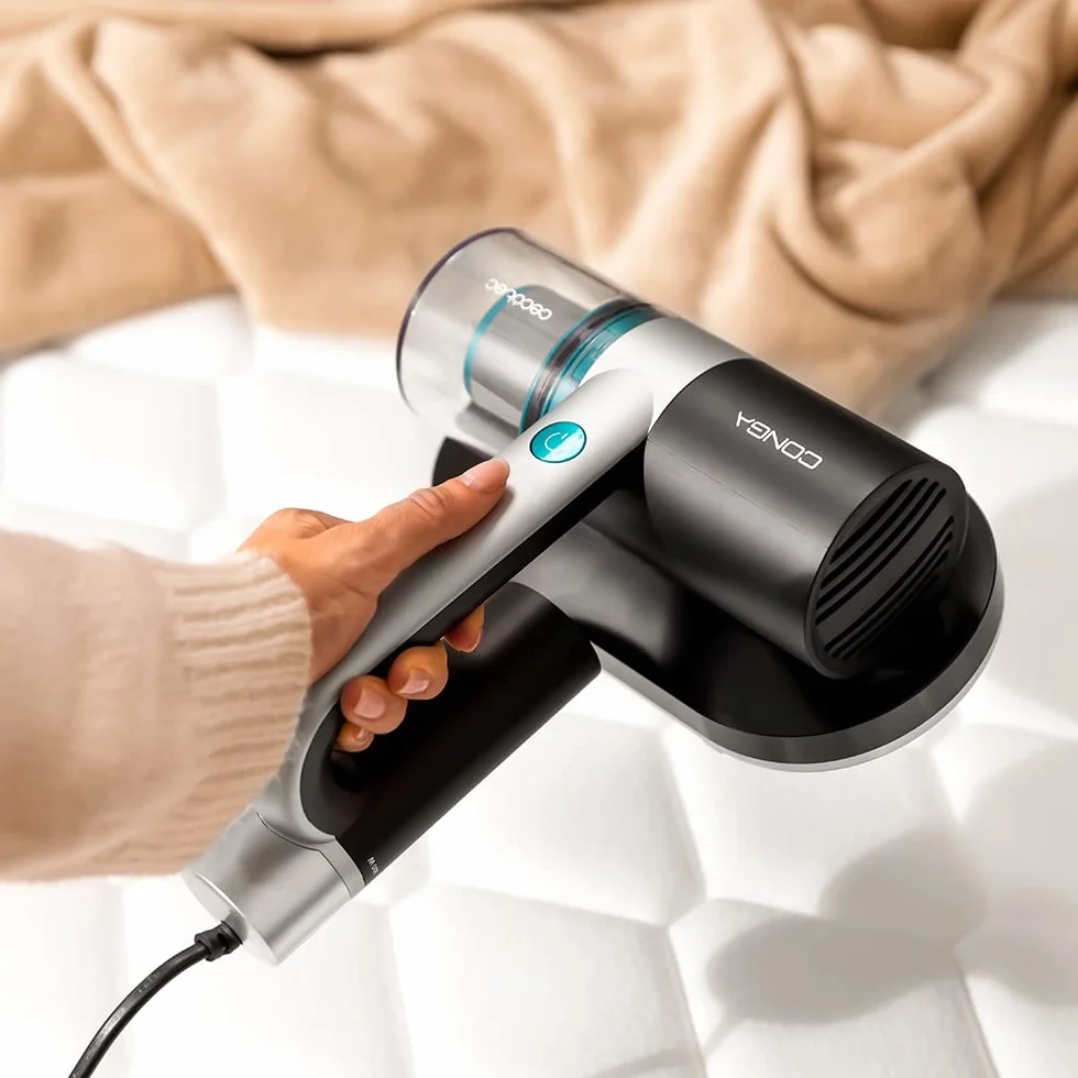 Cecotec Odkurzacz do materacy Conga Rockstar 3000 Mattress, ForceSonic 300 W, UV-C Light, 10 kPa ssący, szczotka zasilająca, kabel XXL, system cyklonowy, filtr o wysokiej wydajności