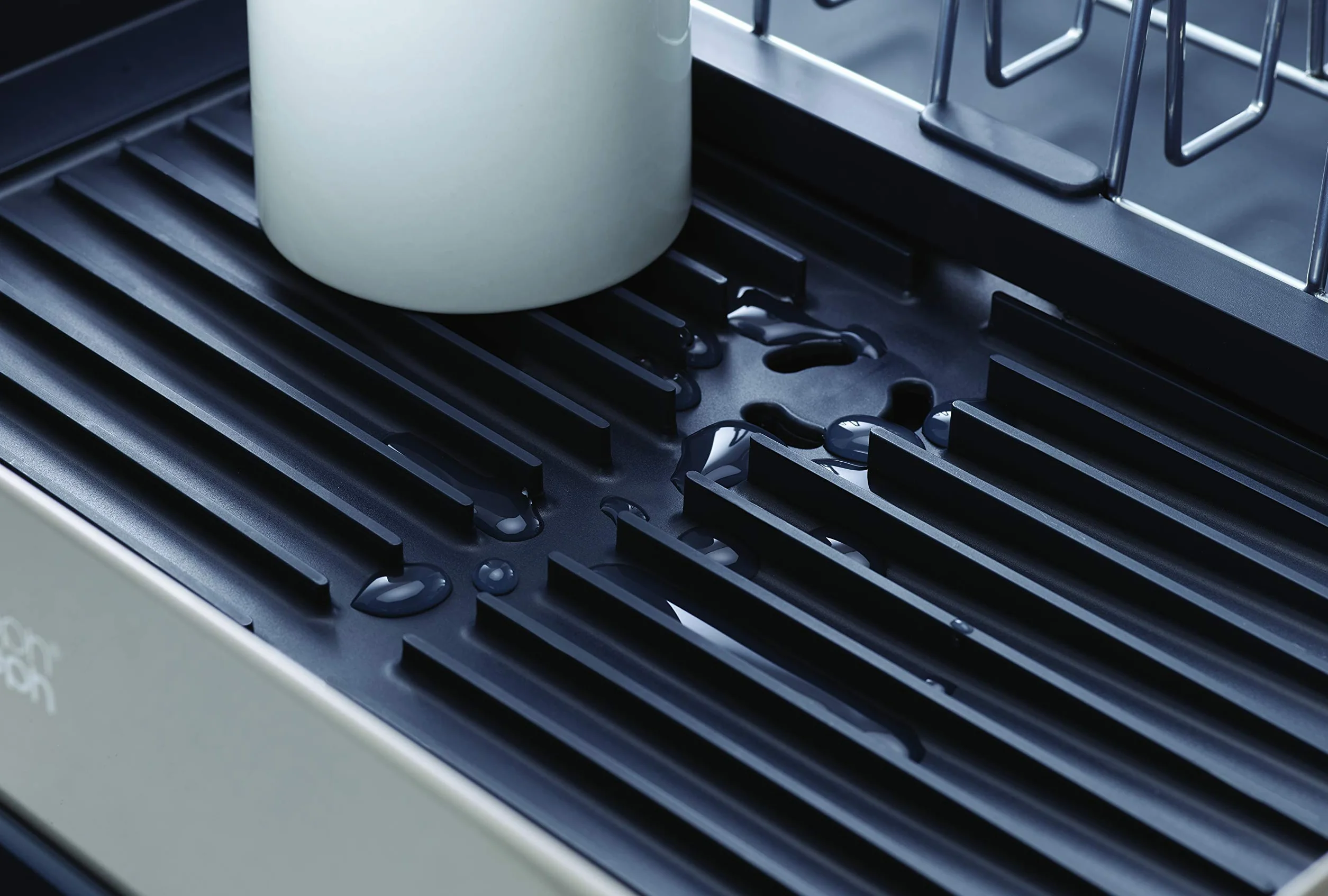 Joseph Joseph Rethink Your Sink 2-Częściowy Zestaw do Organizacji Zlewu z Wysuwanym Stojakiem na Ociekacz i Higieniczną Pompką do Mydła