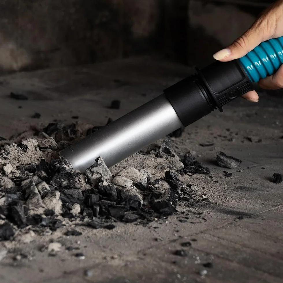 Cecotec Conga Ash 2000 Home Kompaktowy odkurzacz do popiołu. 800 W, moc ssania 14 kPa, metalowa powłoka rurowa, filtr z siatką metalową, dysza 38 mm